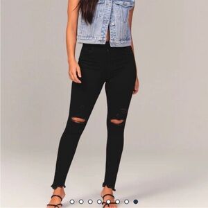 Abercrombie Curve Love Super Skinny Ankle High Rise Jean